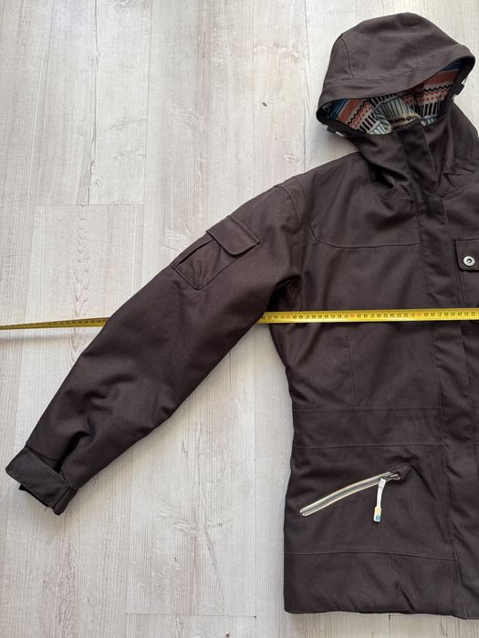 Męska kurtka narciarska Alpine pro L membrana ptx 10000 zimowa brązowa