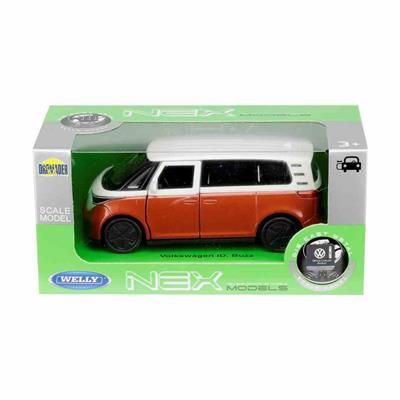 Autko model 1:34 VW ID BUZZ biało - czerwony