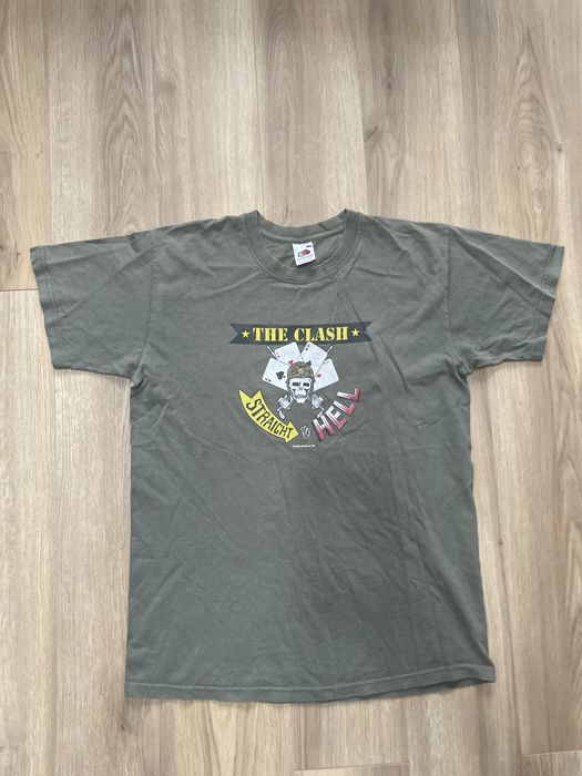 Vintage koszulka zespołu The Clash Straight to hell 2003 metal rock