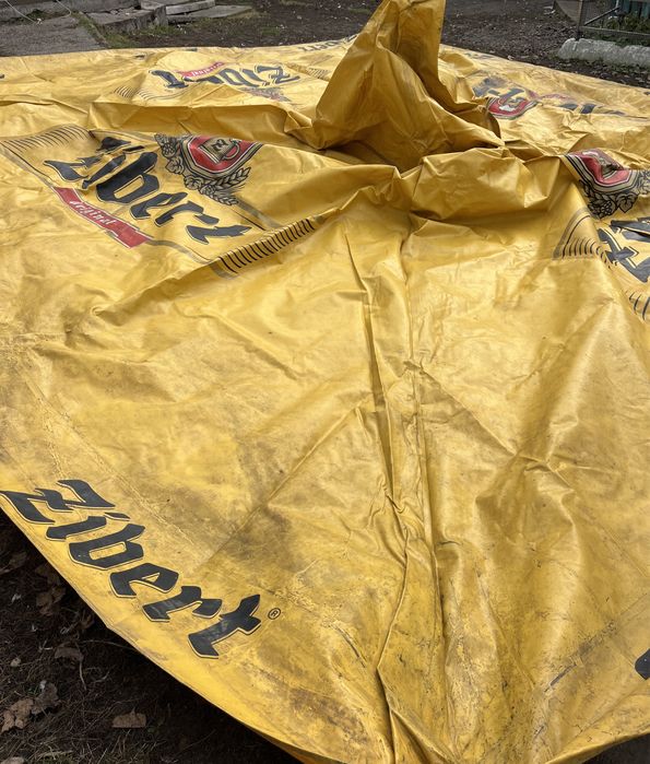 Брезент ПВХ, б/у розмір 5*5