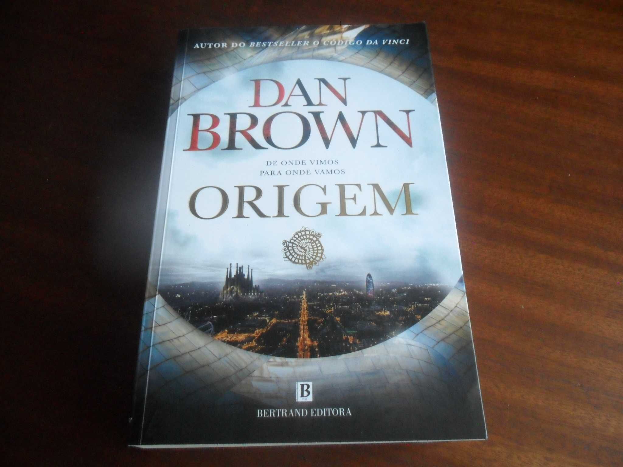 "Origem" de Dan Brown - 1ª Edição de 2017