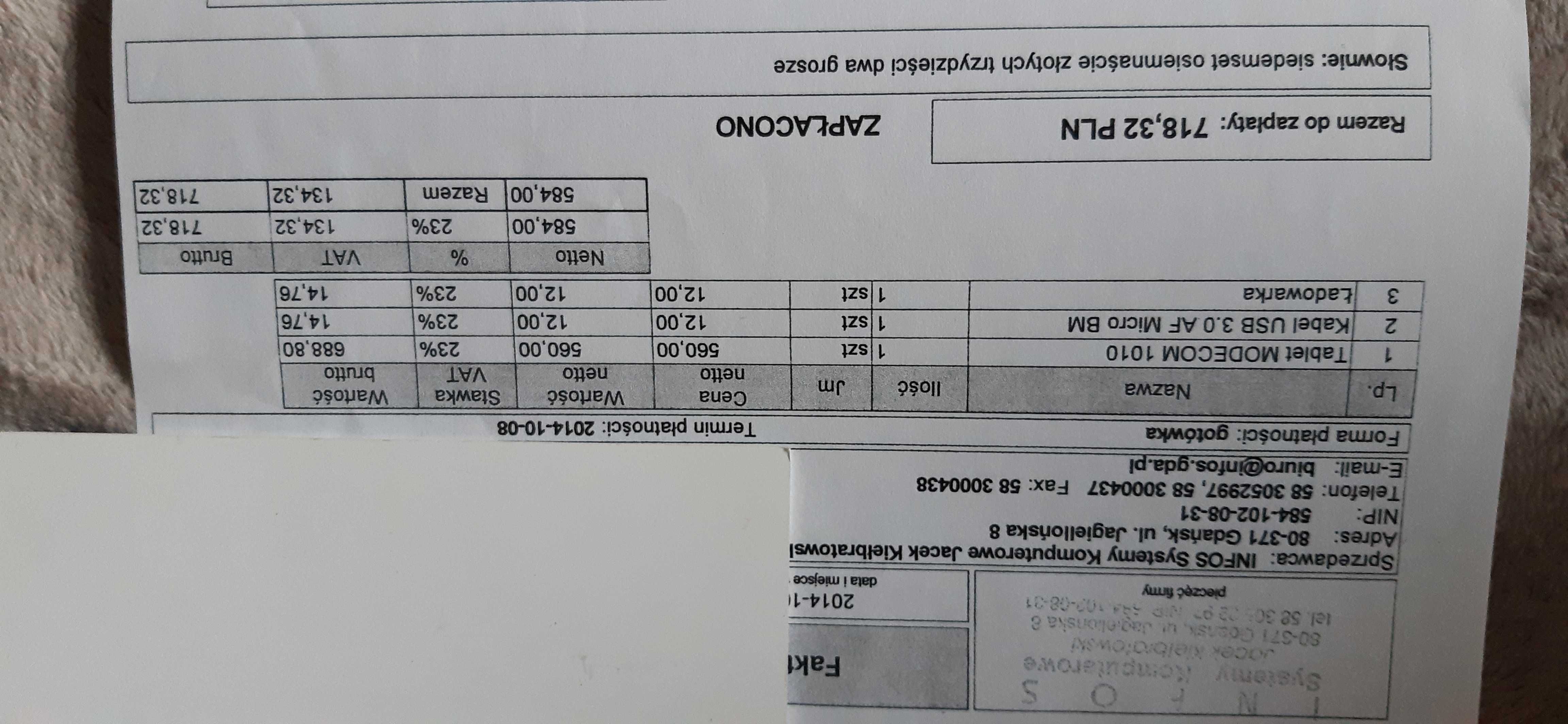 klawiatura modecom 1010