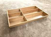 Wkład na sztućce organizer do szuflady IKEA VARIERA bambusowy