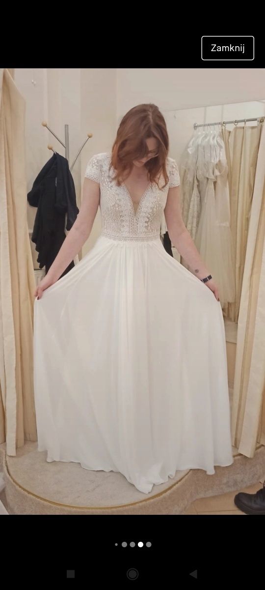Suknia ślubna boho