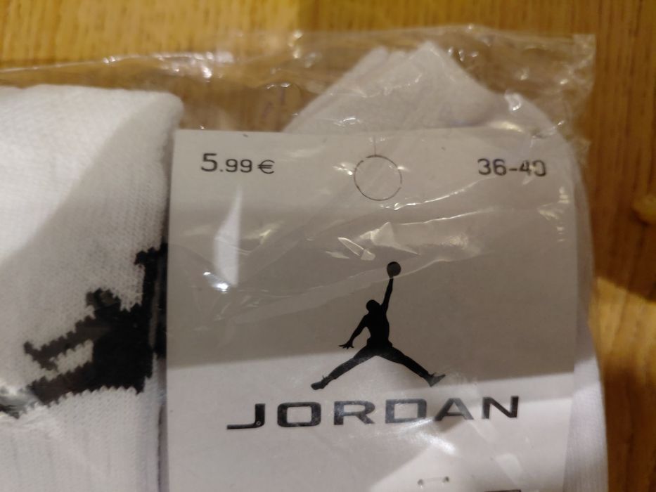skarpetki  stopki  jordan  białe  12 sztuki