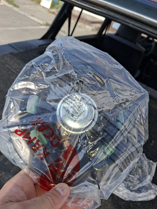 Газовий балон чавунний з перехідником