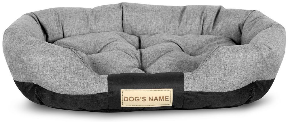 Legowisko Dla Psa 100X75 Cm Personalizowane Wodoodporne Szare