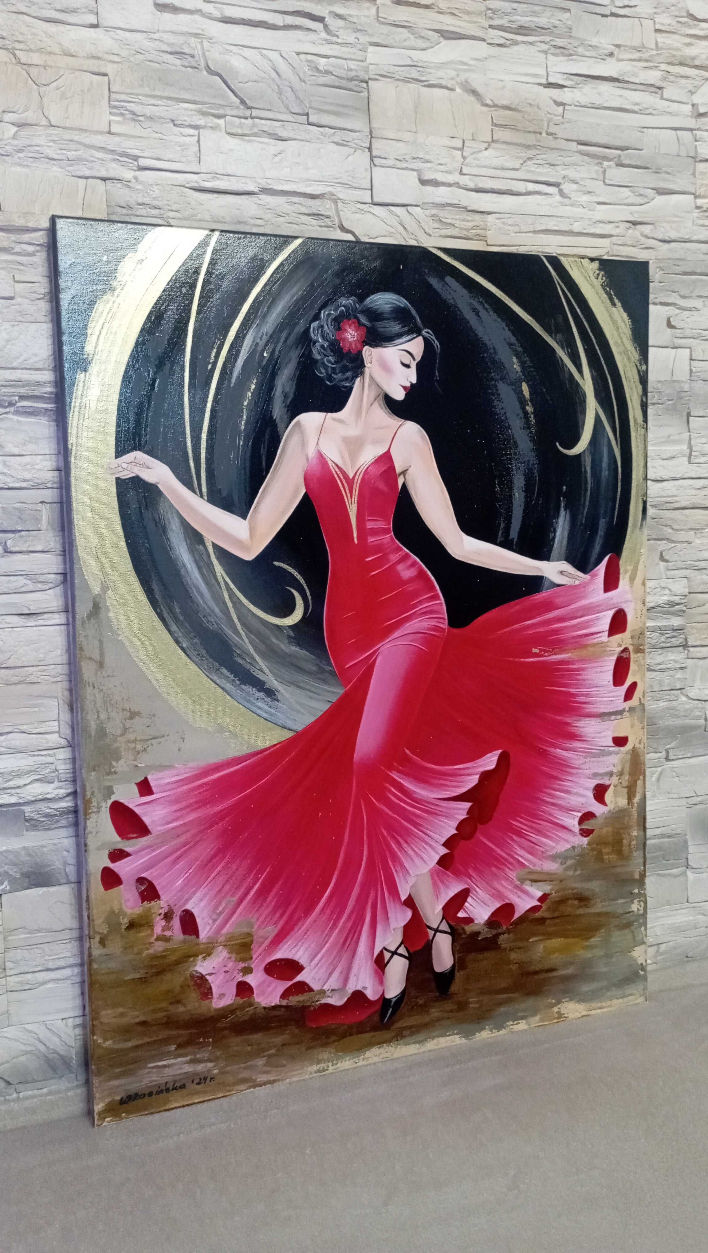 Obraz "Ogniste flamenco"