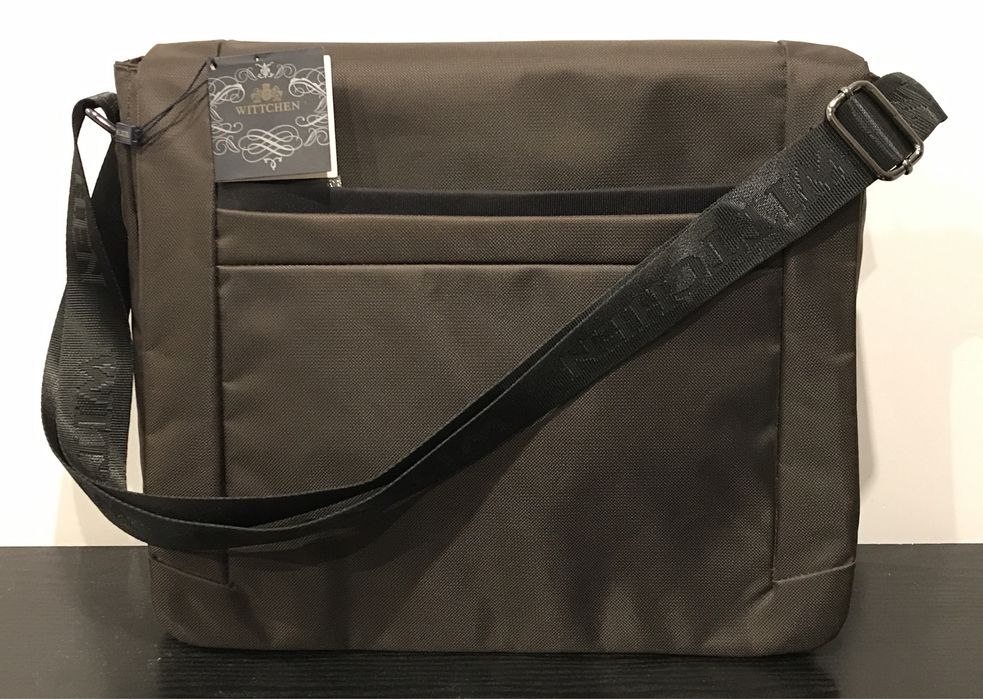 Torba WITTCHEN NOWA listonoszka na laptopa 17" brązowa elegancka uni