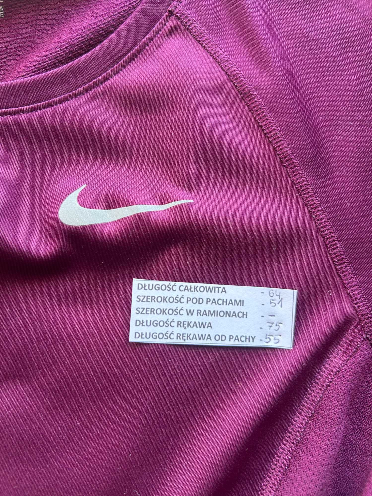 NIKE Running _ Termoaktywna koszulka longsleeve L _ Dri-Fit