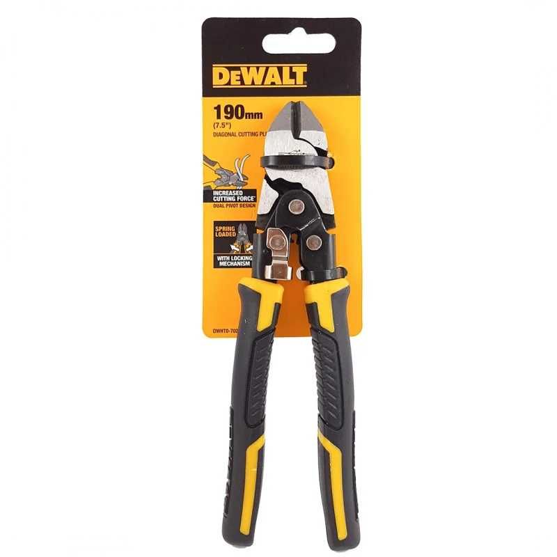 DeWALT DWHT0-70275 Кусачки діагональні Compound Action, довжина 190 мм