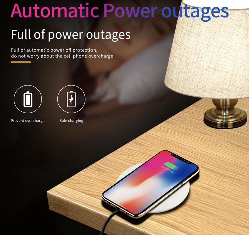 беспроводная быстрая зарядка Qi Wireless 10W "Charger" зарядное устрой