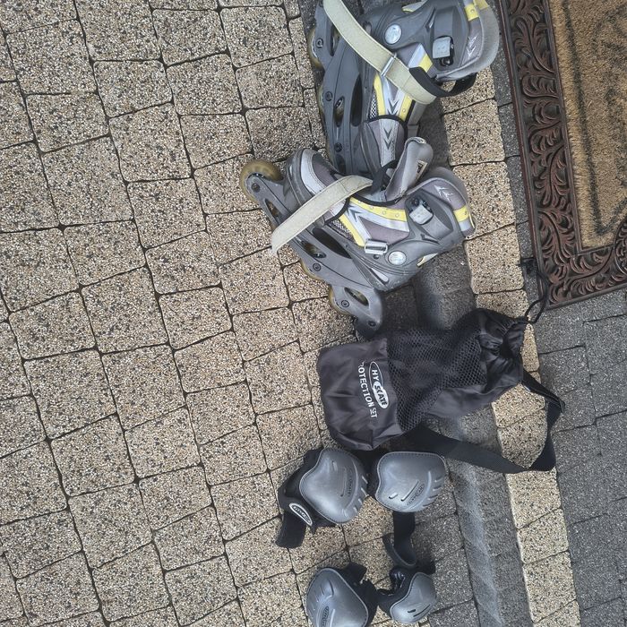 Rolki dziecięce z ochraniaczami