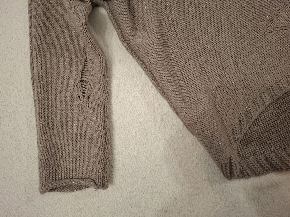 Sweter, złota nitka - rozm. S/M