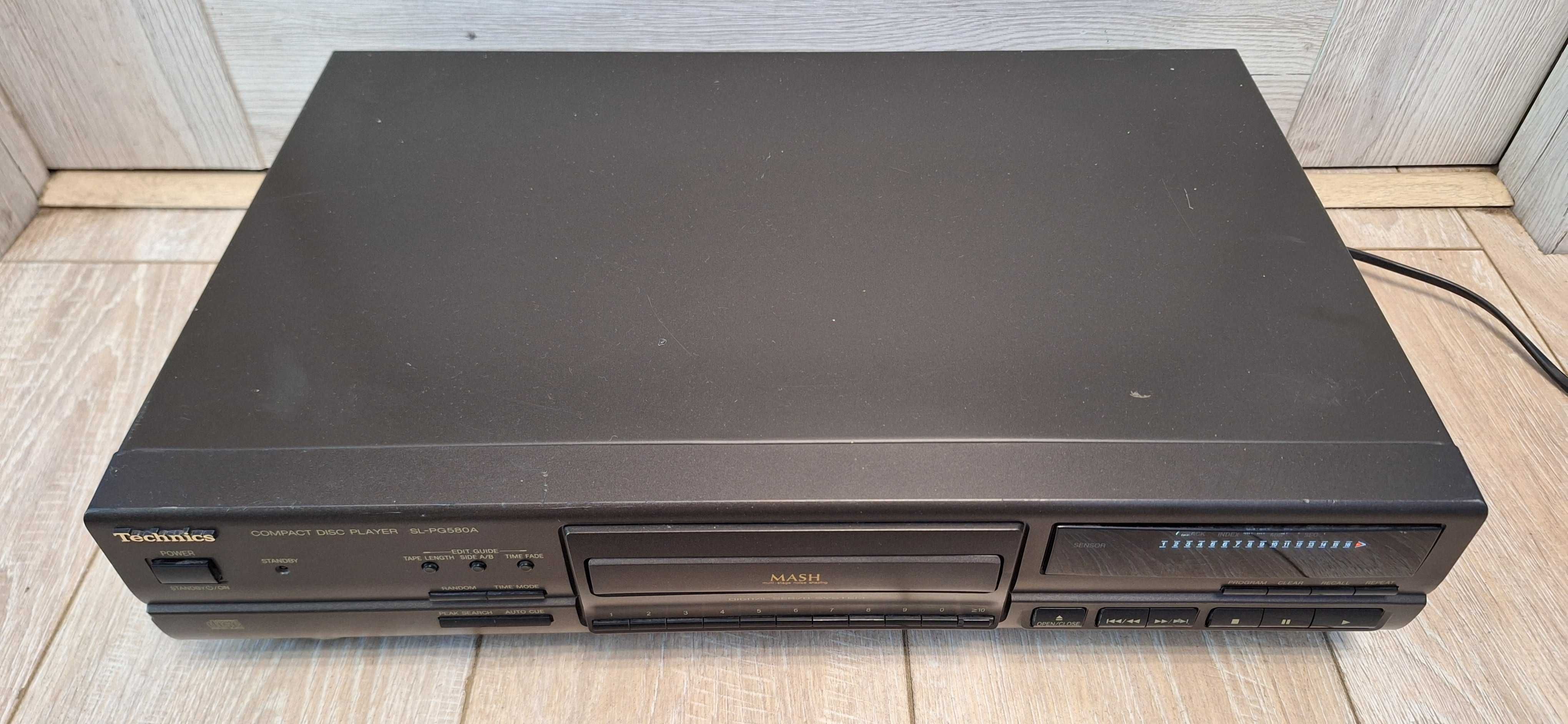 Technics Odtwarzacz CD SL-PG 580A + Przewody OKAZJA 100 % Sprawny BDB
