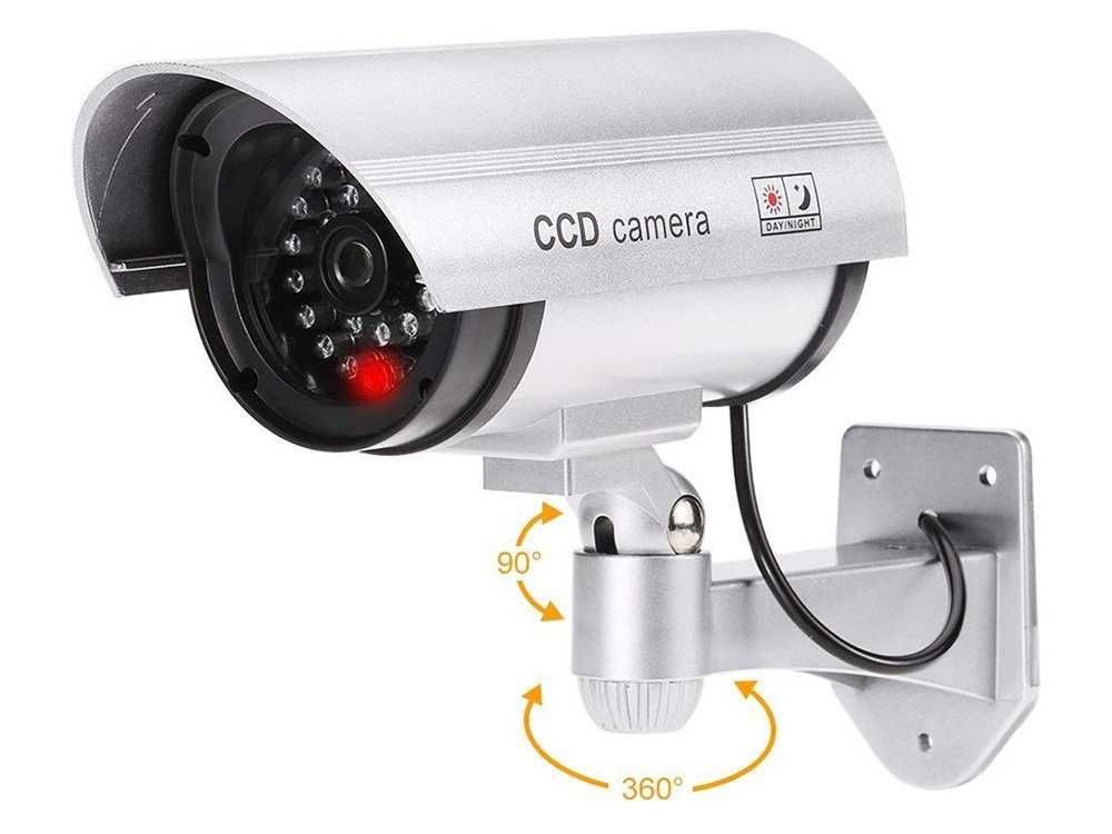 Atrapa KAMERY Monitoring IR LED KAMERA Zewnętrzna Wewnętrzna NOC DZIEŃ