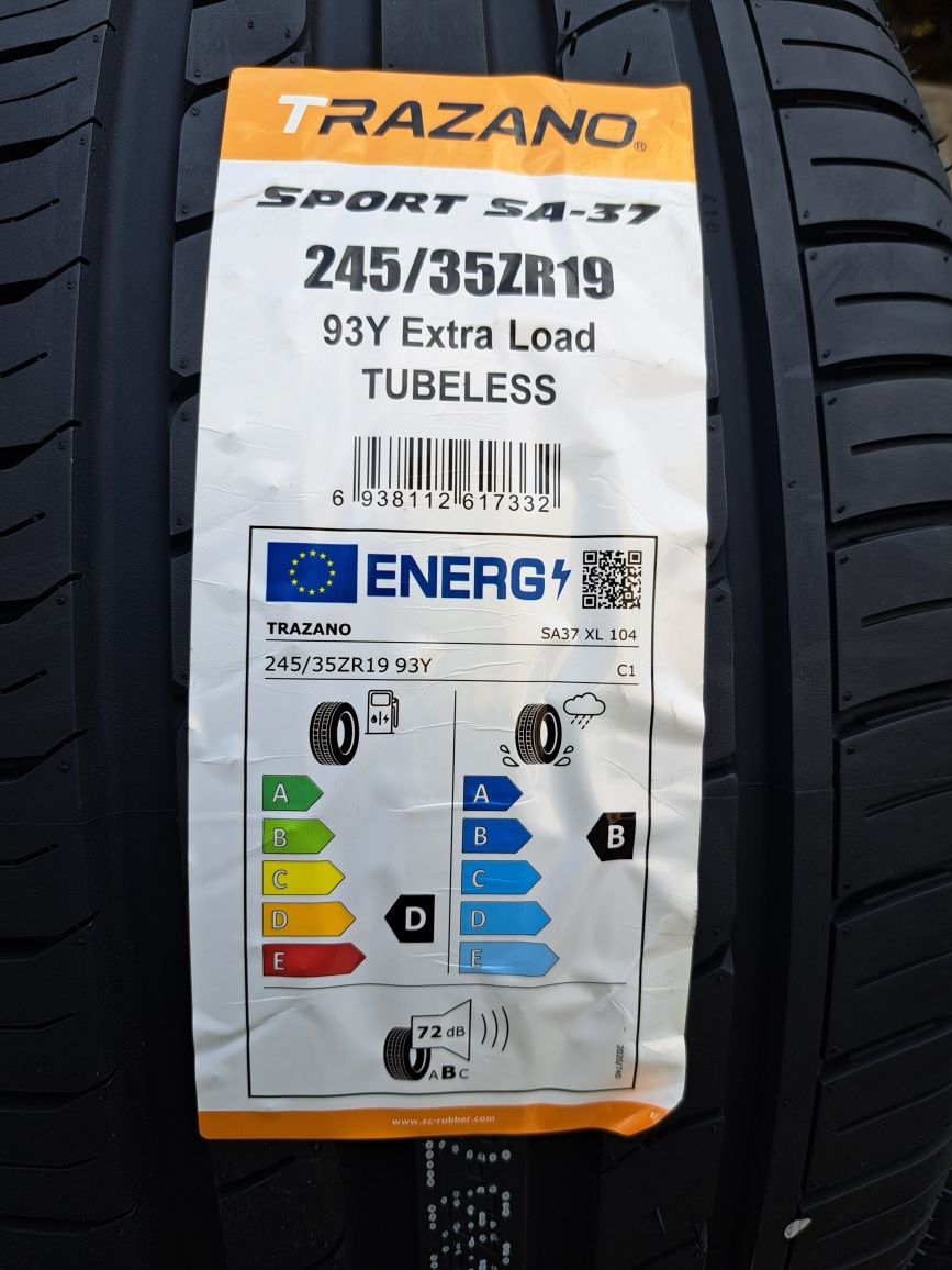 4 Opony NOWE letnie 245/35 R19 Trazano Montaż i wyważanie Gratis!
