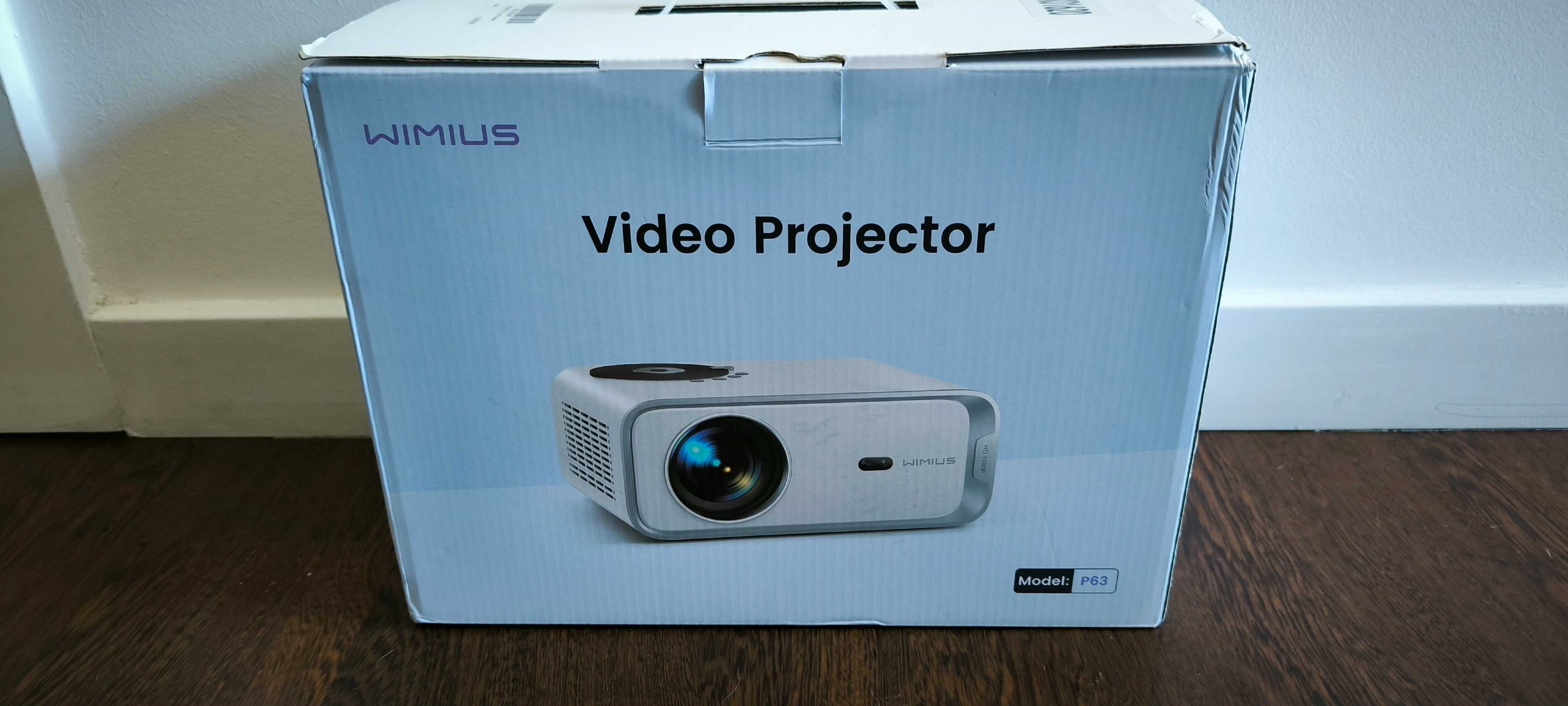 Projector Android TV projetor de 4K, 25000 lúmenes WiFi Bluetooth