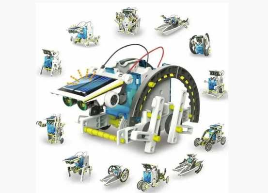 Конструктор робот на сонячних батареях Solar Robot 13 1 солар