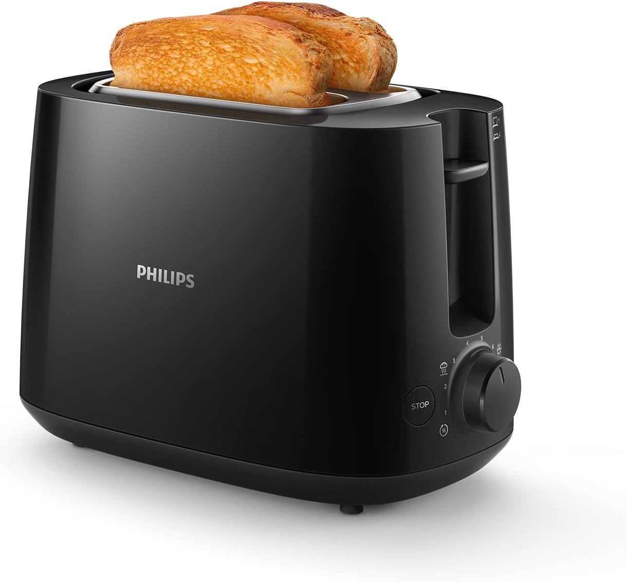 Toster Philips HD2581/90 czarny 830W czarny Opiekacz do kanapek