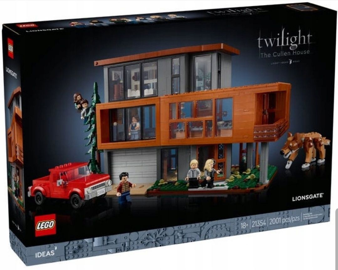 Lego IDEAS 21354 zmierzch dom CULLENÓW Nowy