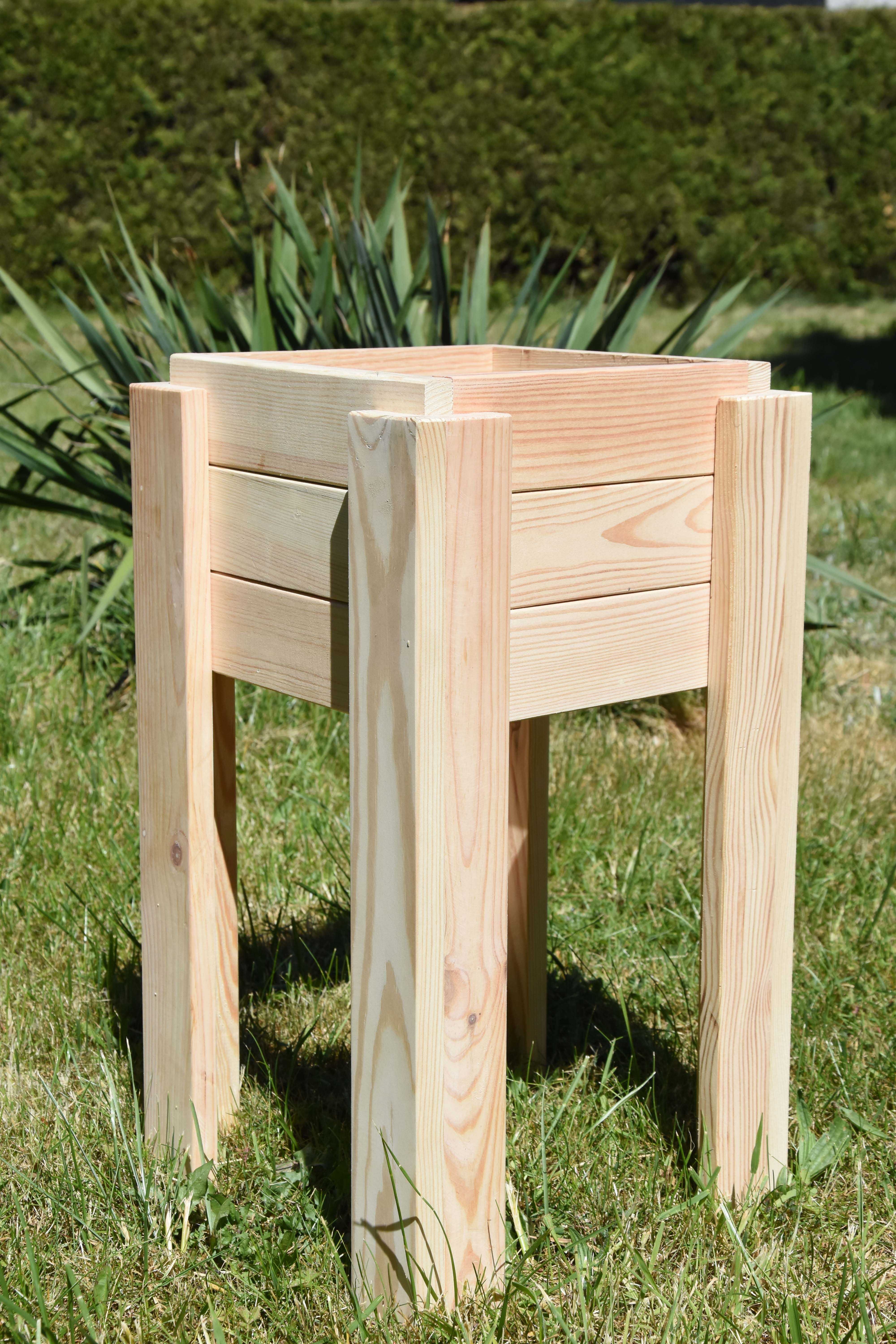 donica doniczka drewniana ogrodowa tarasowa kwietnik osłonka