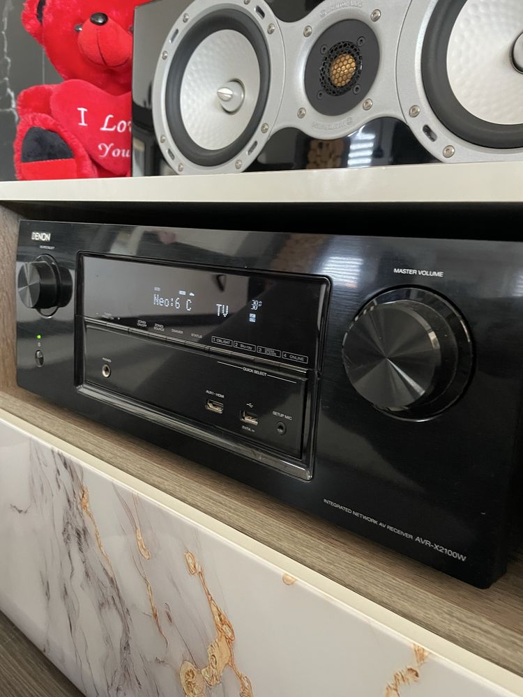 Denon kina domowego amplituner AVR-X2100W wzmacniacz