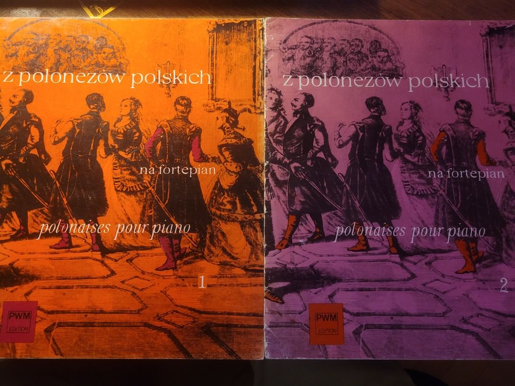 Nuty x 2 z polonezów polskich na fortepian cz.1 i 2 PWM 1978