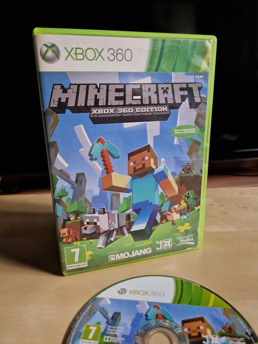 Minecraft Xbox 360 – polska wersja pudełkowa, gra po angielsku
