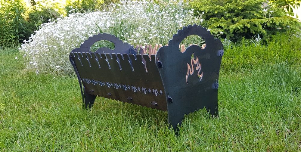 Лучший походный мангал "Абдула" + чехол, сталь 2мм, изящный дизайн