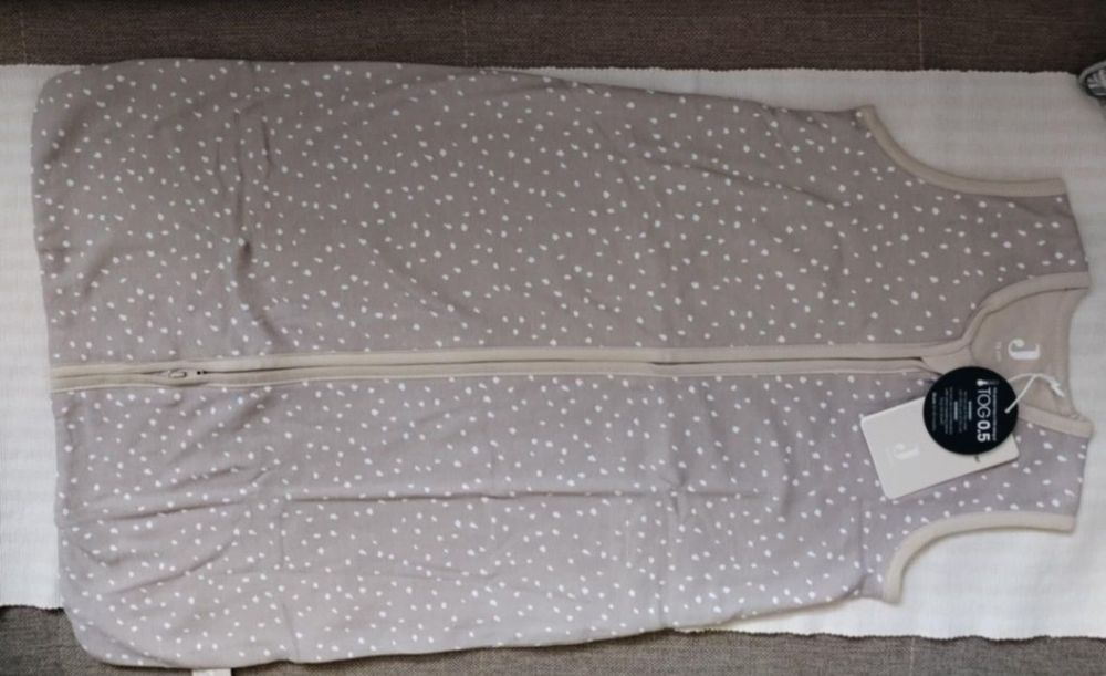 Jollein śpiworek niemowlęcy do 6 m letni beżowy Spickle Nougat 70 cm