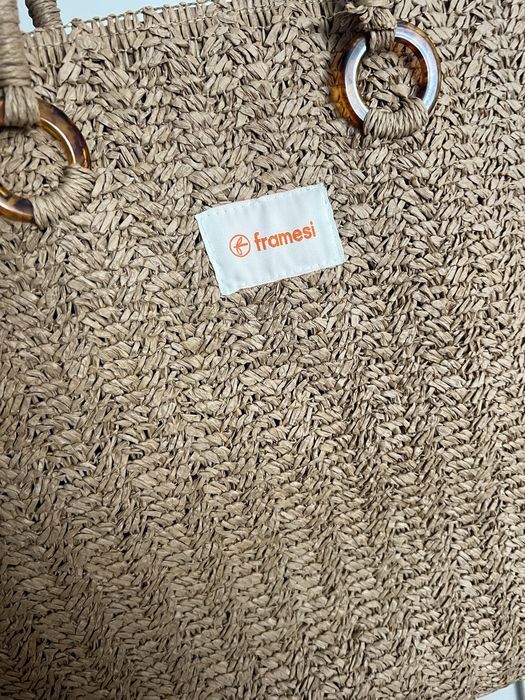 Сумка вʼязана пляжна framesi