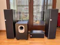 Zestaw JBL Balboa 5.1 – kolumny + subwoofer + centralny.