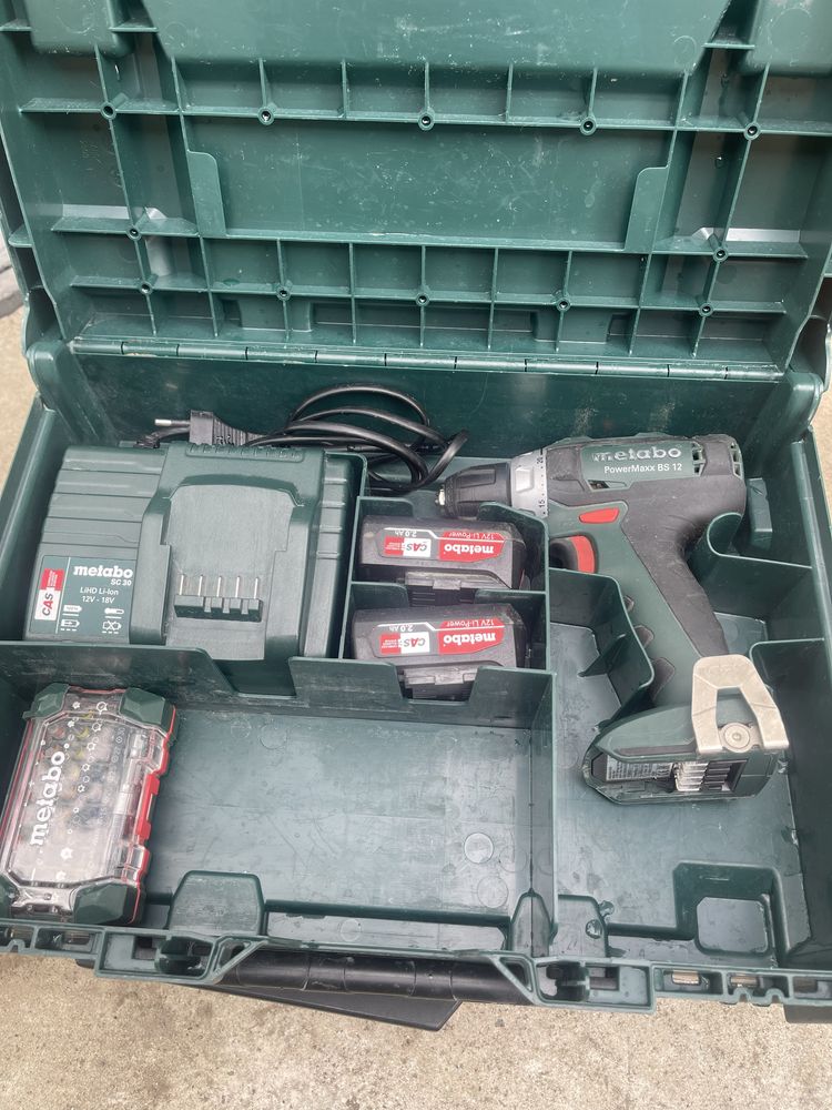 Аккумуляторный шуруповерт Metabo PowerMaxx BS 12