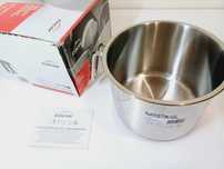 Garnek cylindryczny Lacor Gourmet 16 cm Inox z uchwytem 2,5 l do mleka