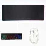 Tapete + Teclado + Rato gaming para computador pc
