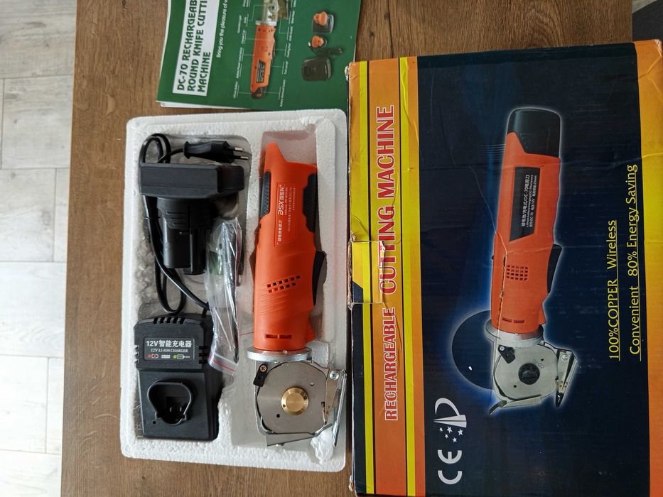 Akumulatorowy nóż tarczowy 70mm