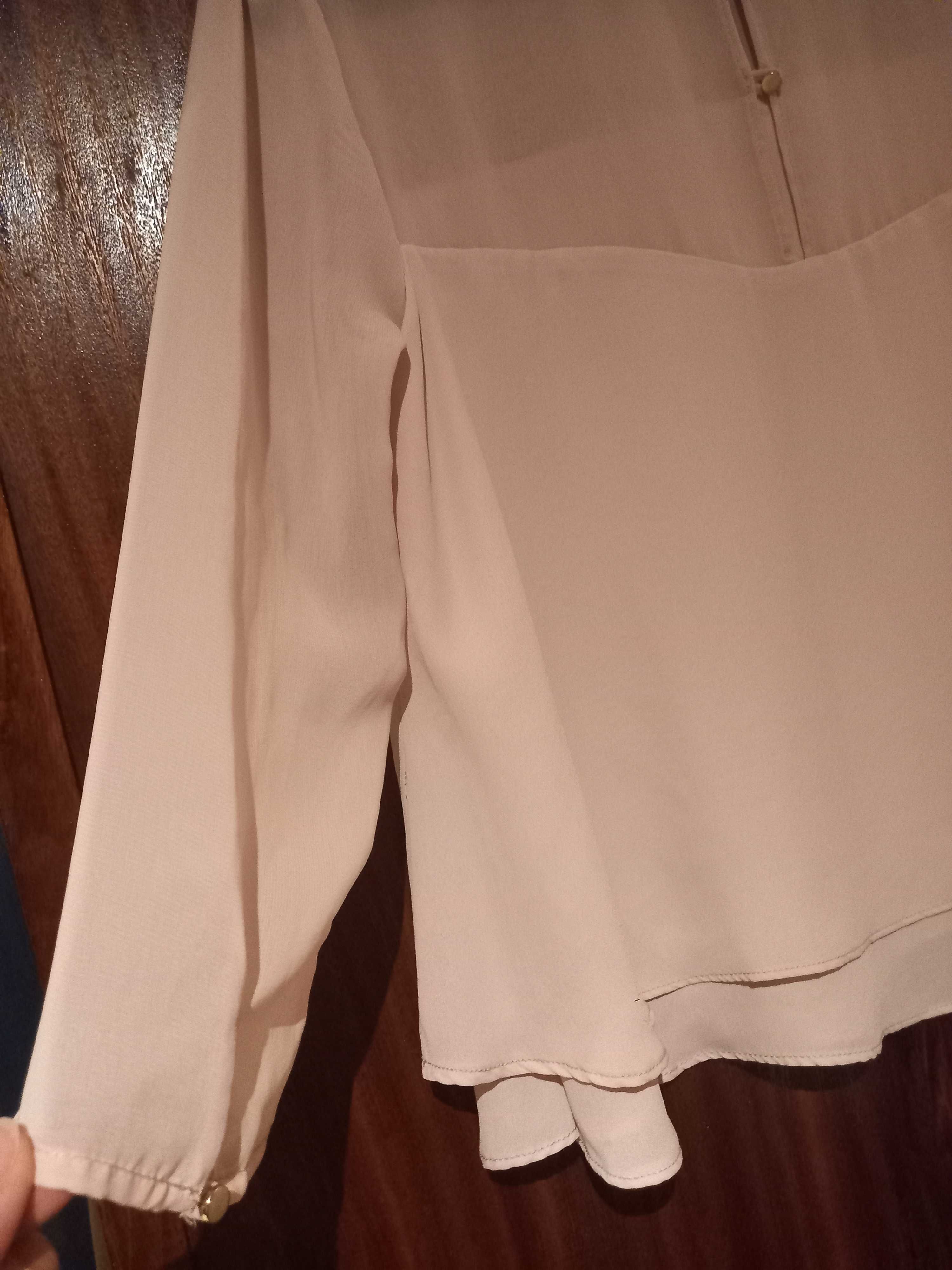 Blusa rosa bebé,  manga 3/4 - 38 - Bershka