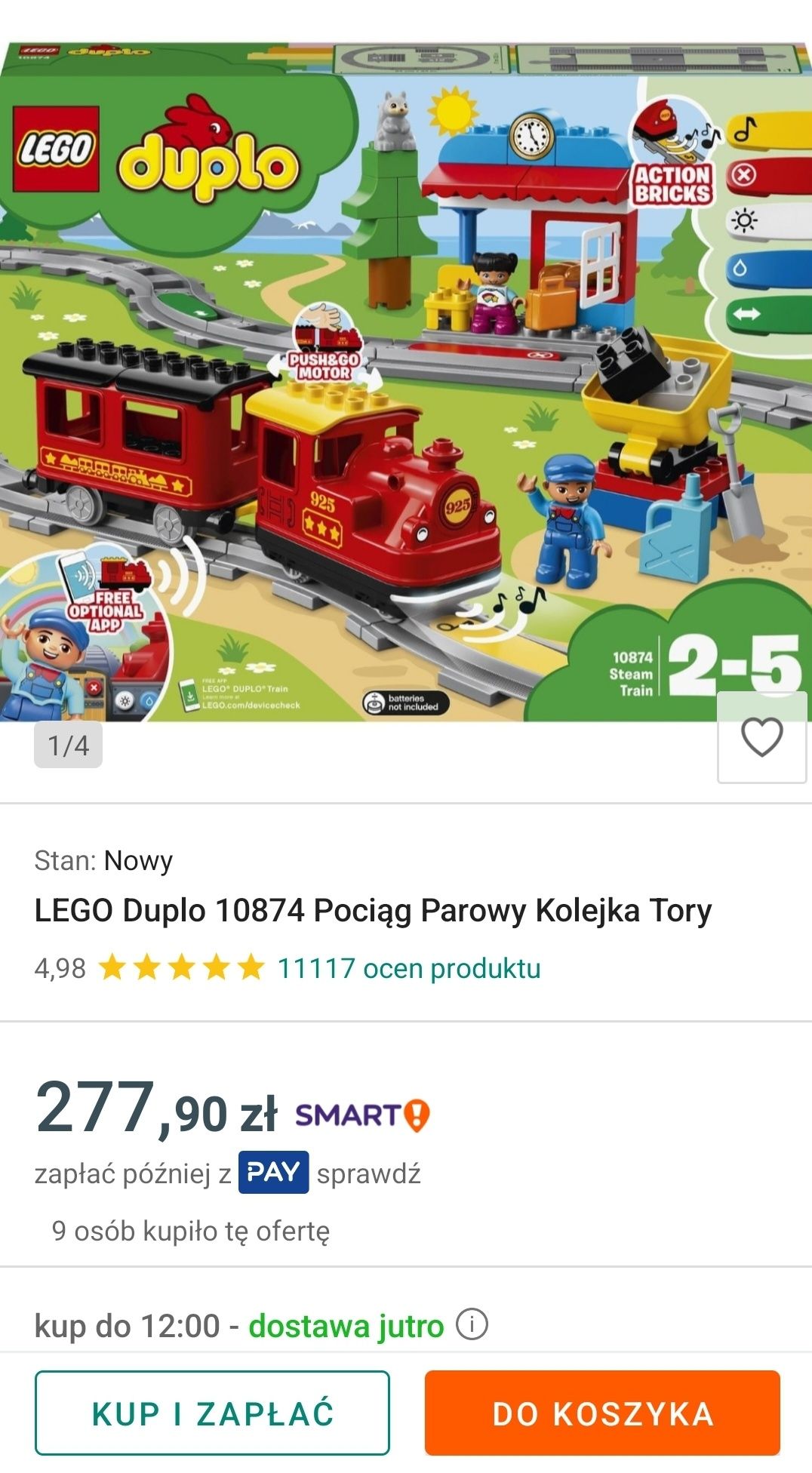 Zestawy Lego Duplo w super cenie, straż pożarna, jungle, kolejka, itd.
