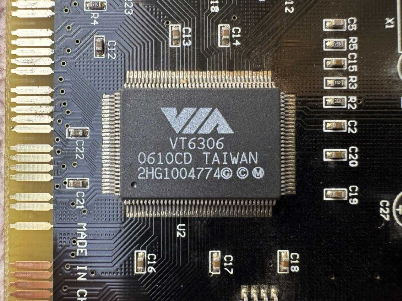 Плата Firewire IEEE 1394 EUR-0811 V1 3+1 port