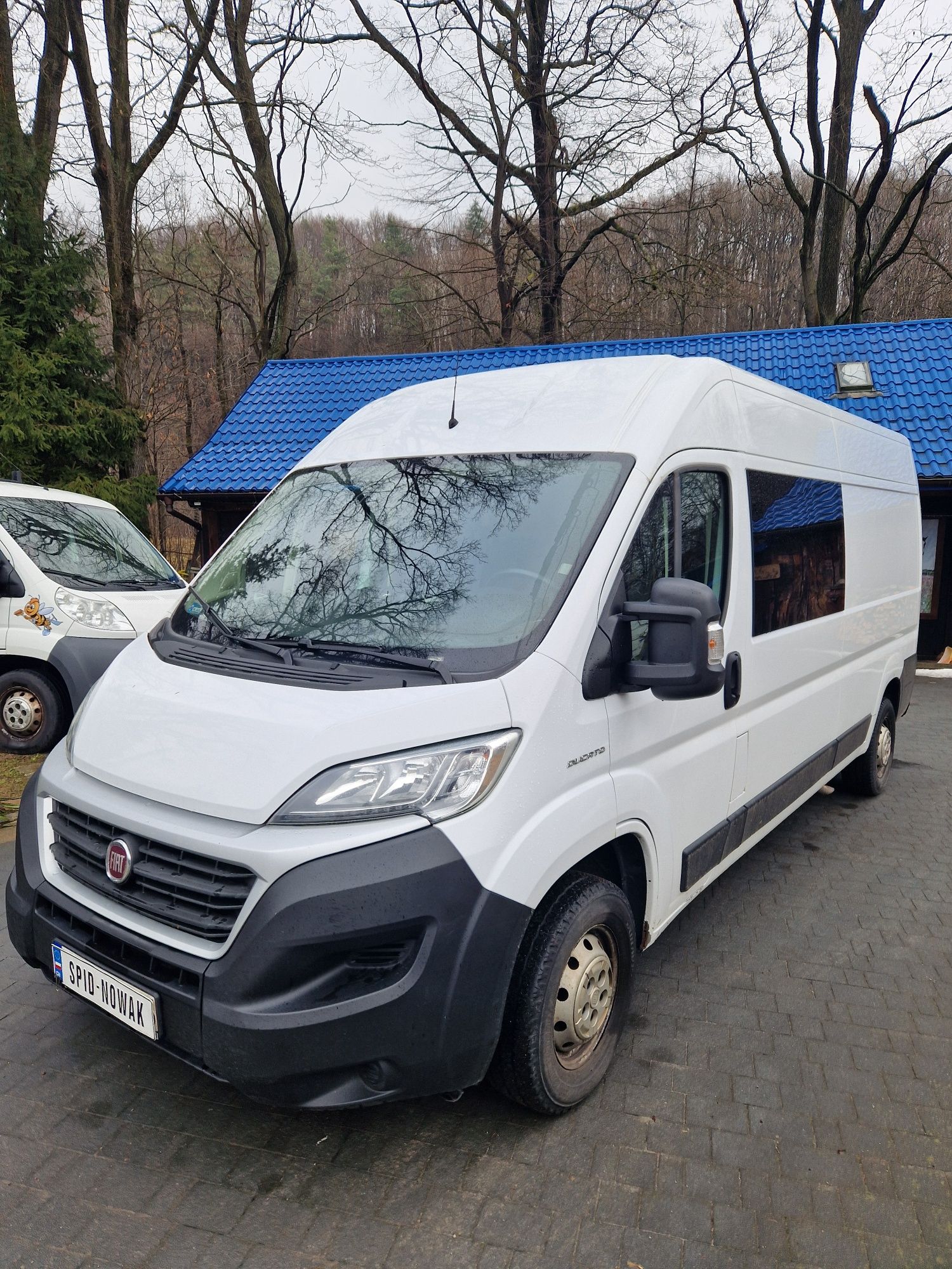 Fiat Ducato doka brygadówka brygadowy 7 osobowy euro 6 l3 h3 h2 euro 6