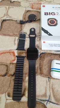 Смарт часы розумний годинник smart watch i8 ultra + навушники i12