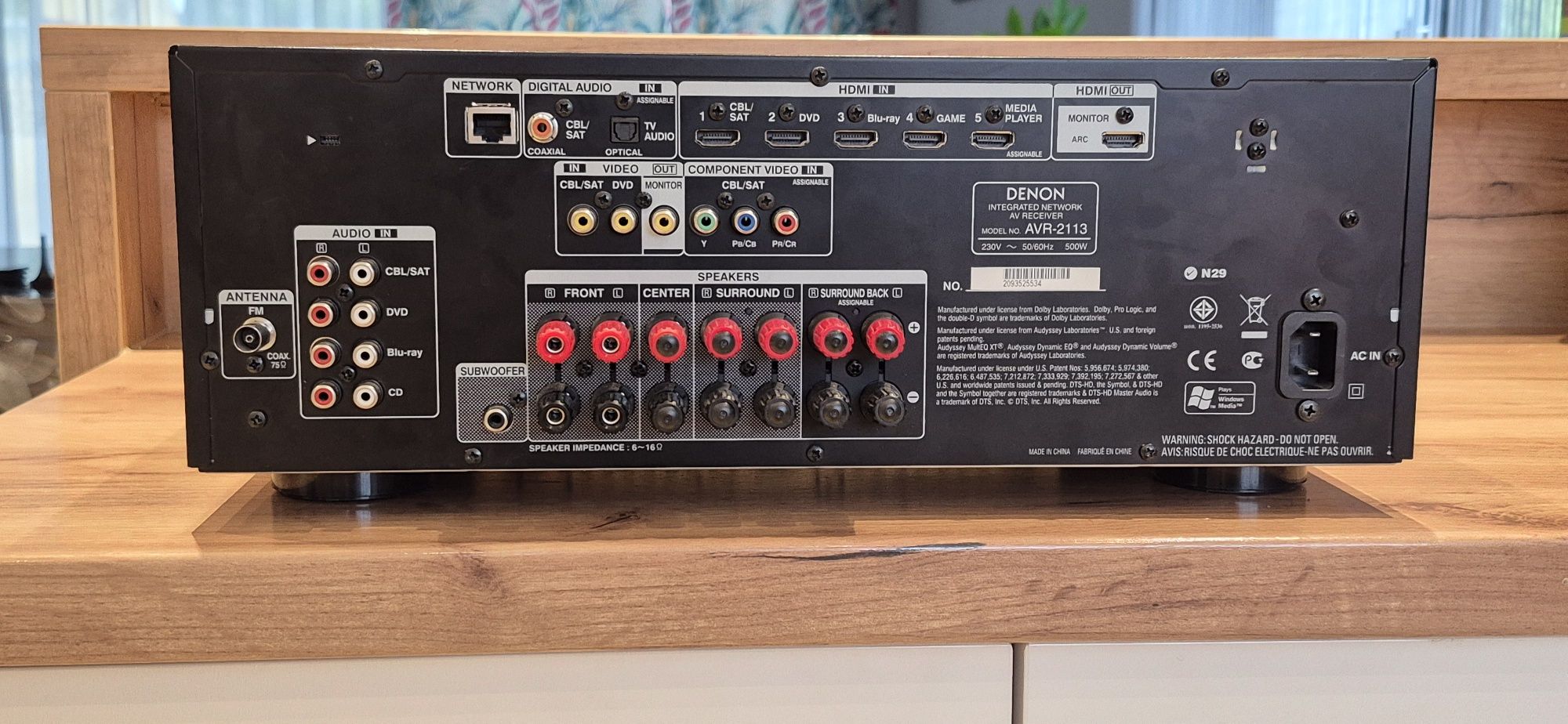 DENON avr 2113 amplituner