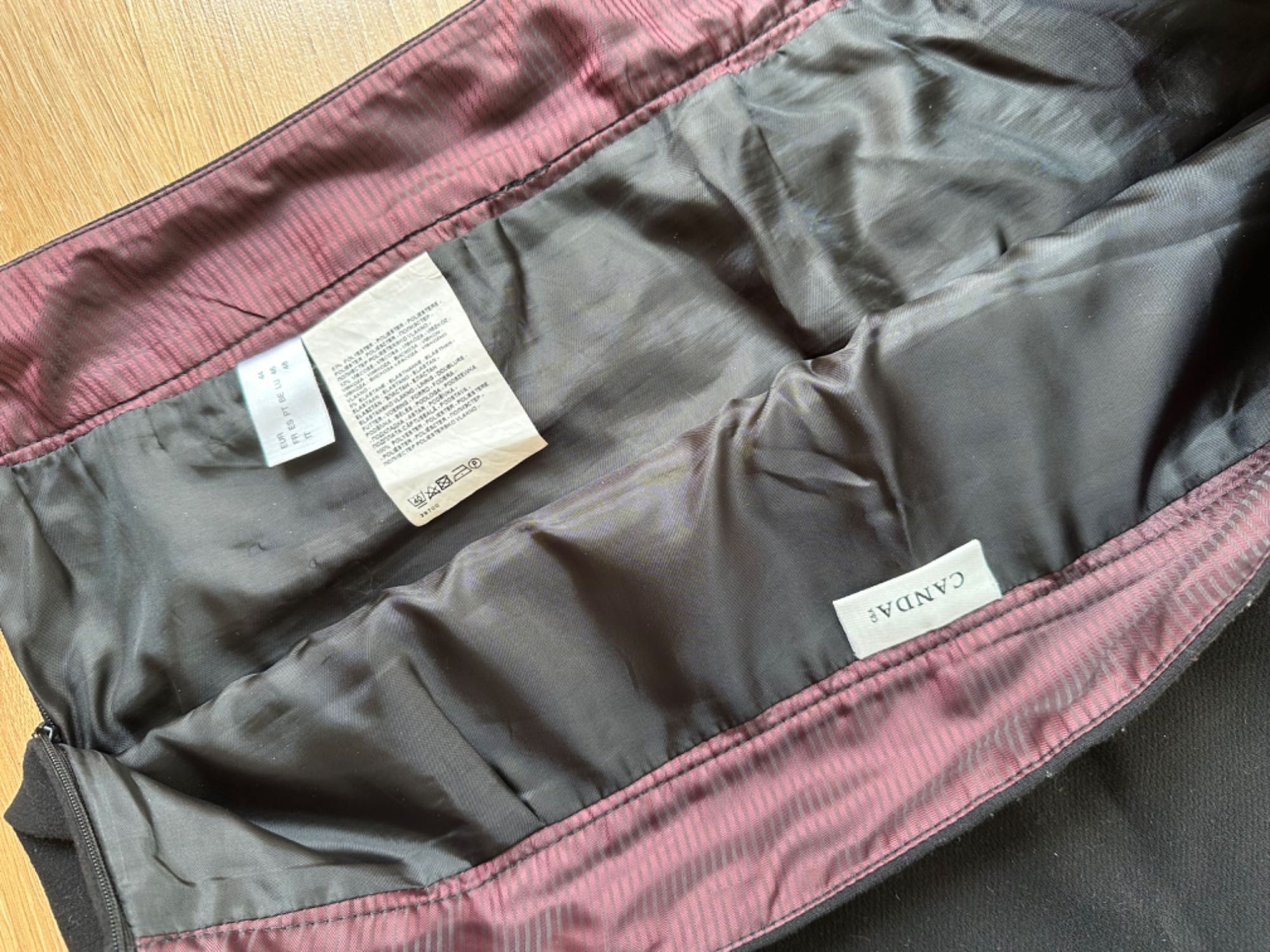 Krótka czarna spódniczka na podszewce Canda C&A 44 L/XL/XXL