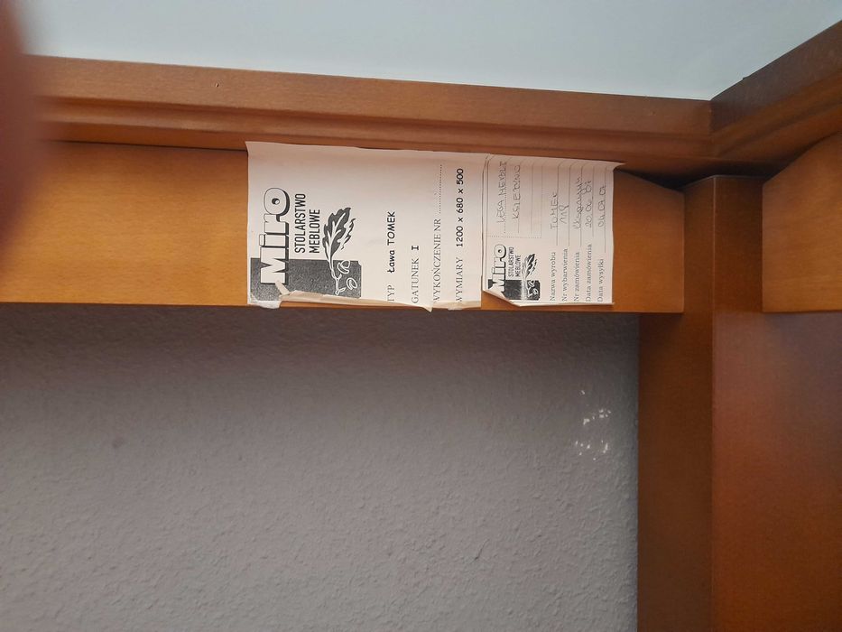 Stolik Stół Ława  120x68x50 z litego drewna.