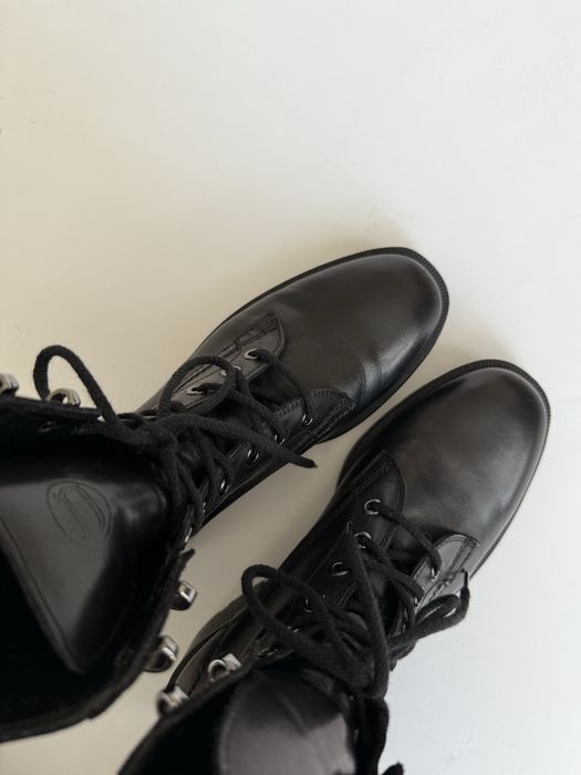 Черевики з натуральної шкіри Massimo Dutti