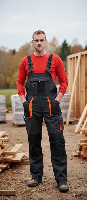 Стильний європейський спецодягСпецодежда Полукомбинезон рабочий