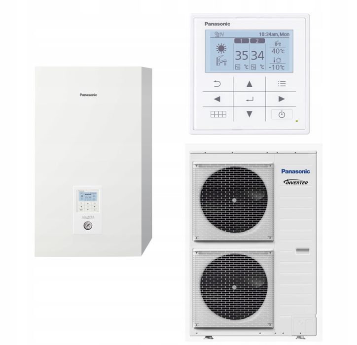 Pompa ciepła 9 kW Panasonic T-CAP SPLIT 3 fazowa  DOSTAWA GRATIS