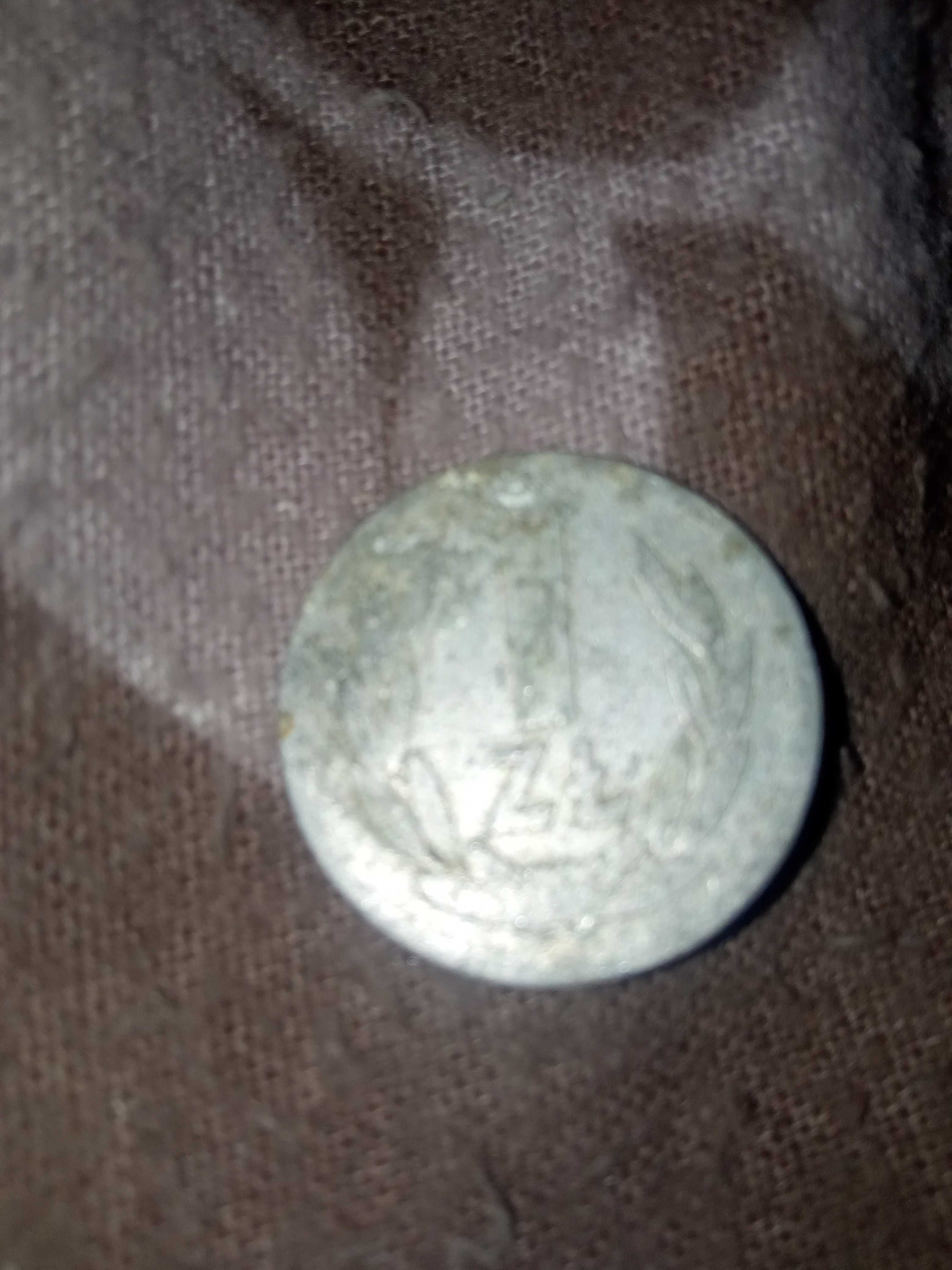 Moneta 1zł z 1949 roku aluminiowa bez znaku mennicy