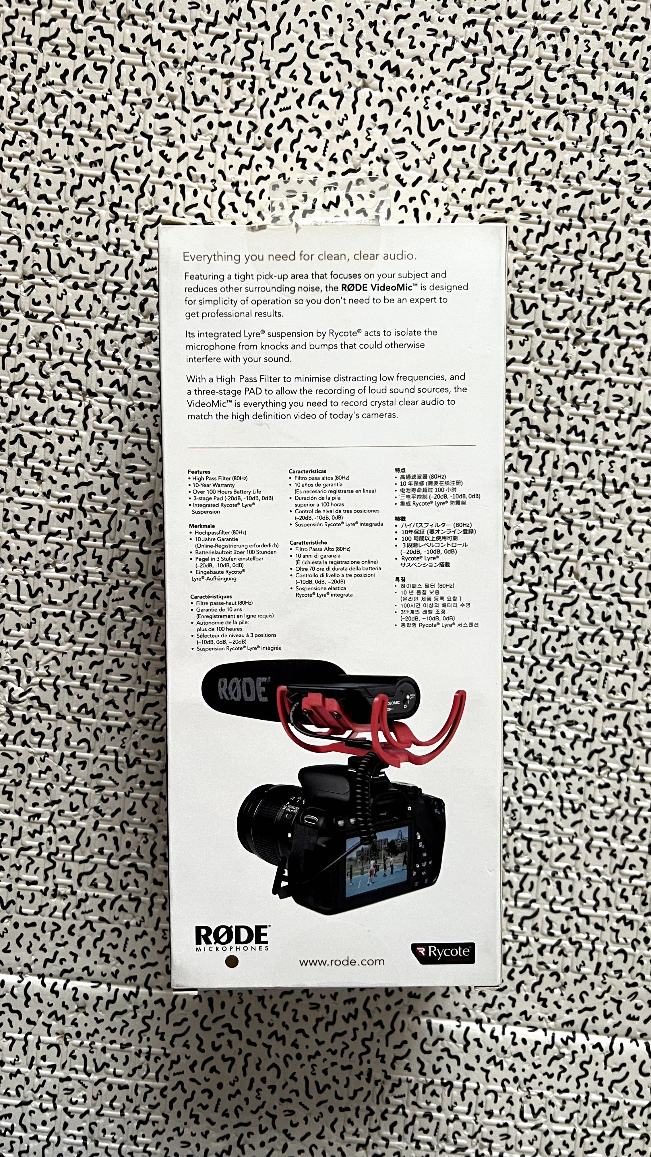 Micro RODE VideoMic